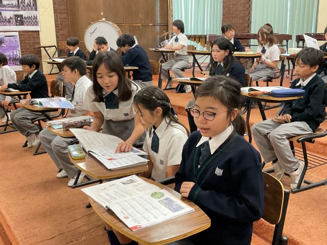 小学部5年生 交流の様子