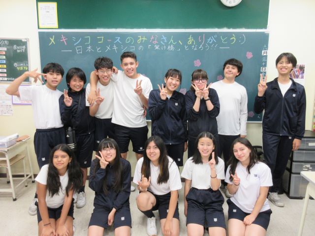 中学部1年生 交流の様子