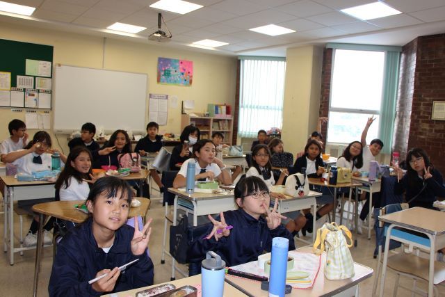 小学部6年生 交流の様子